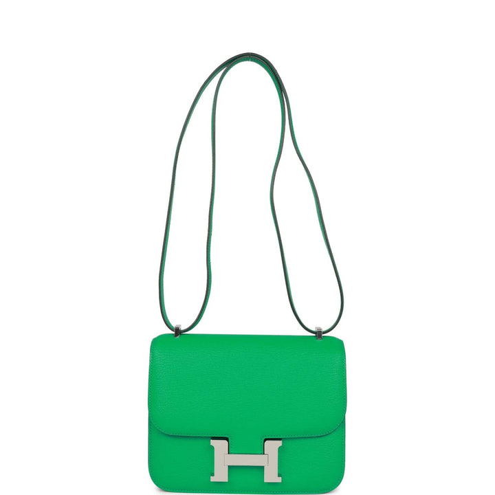 Top quality Hermes Constance 1-18 Menthe Chevre Palladium Hardware