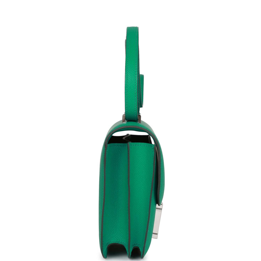 Top quality Hermes Constance 1-18 Vert Jade Epsom Palladium Hardware