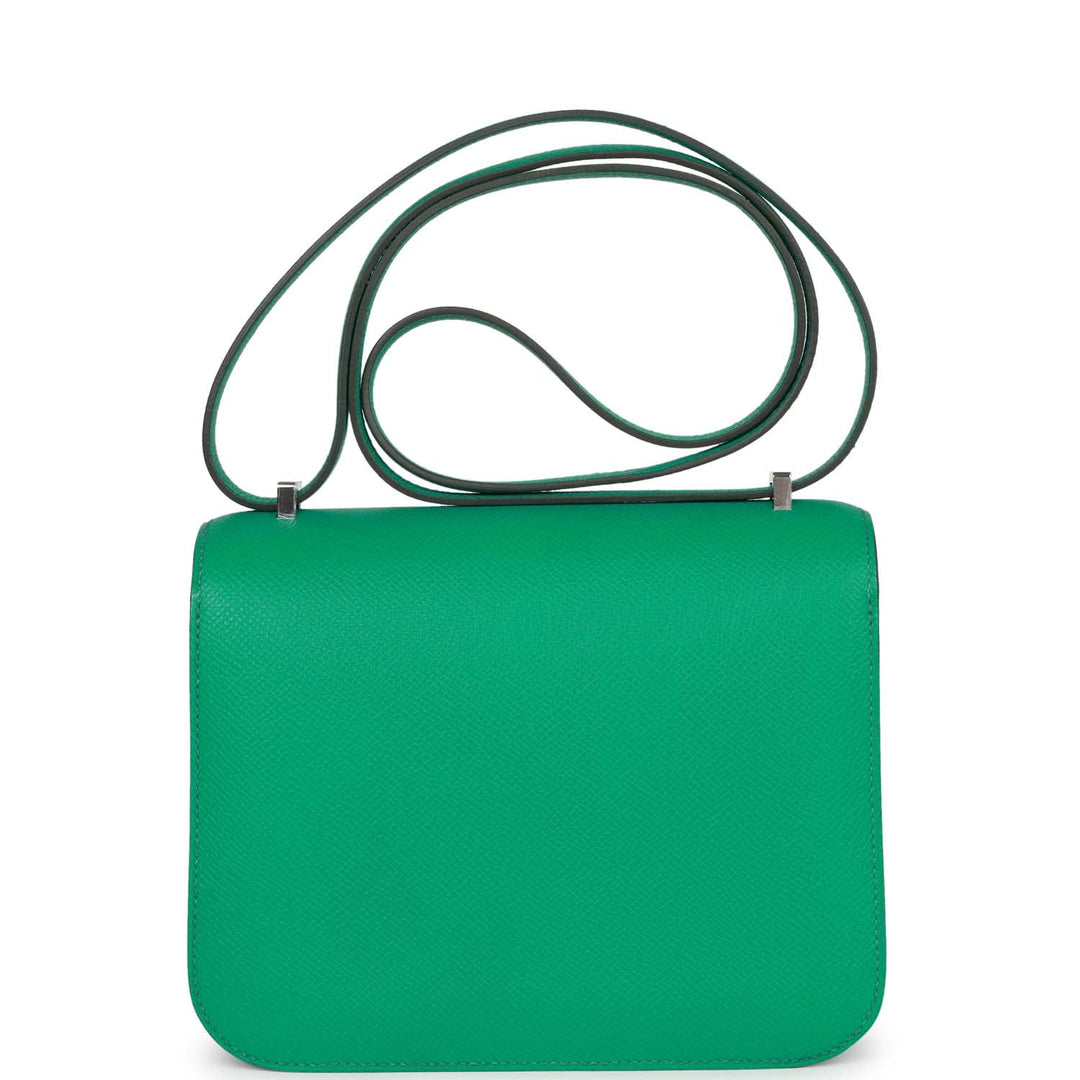 Top quality Hermes Constance 1-18 Vert Jade Epsom Palladium Hardware