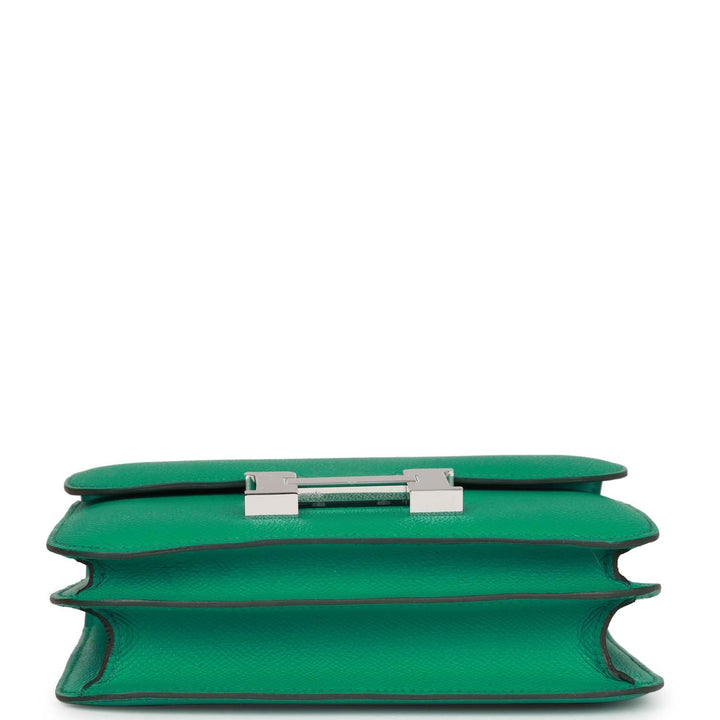Top quality Hermes Constance 1-18 Vert Jade Epsom Palladium Hardware