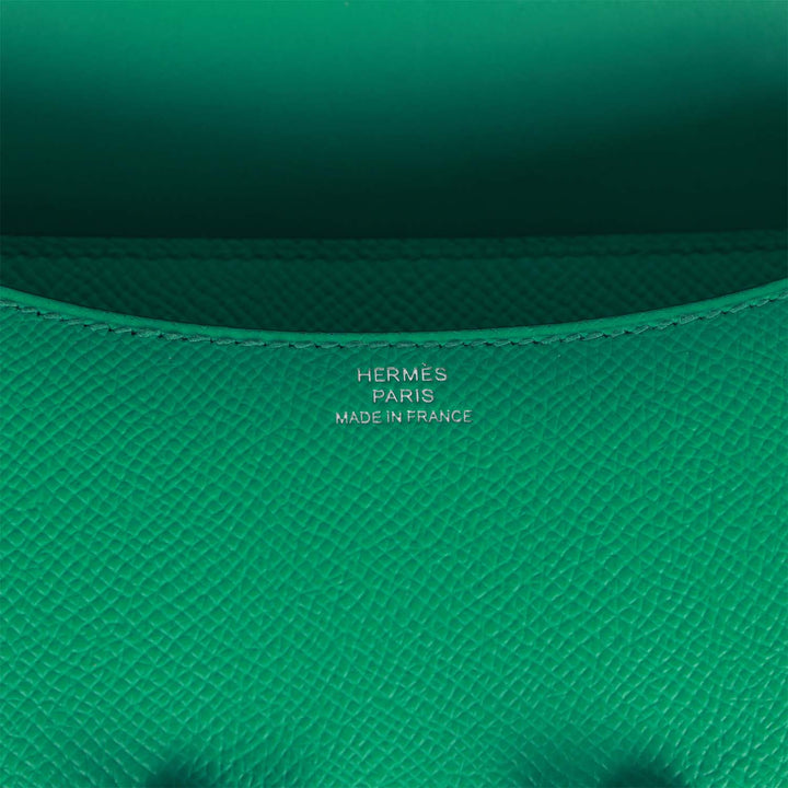 Top quality Hermes Constance 1-18 Vert Jade Epsom Palladium Hardware
