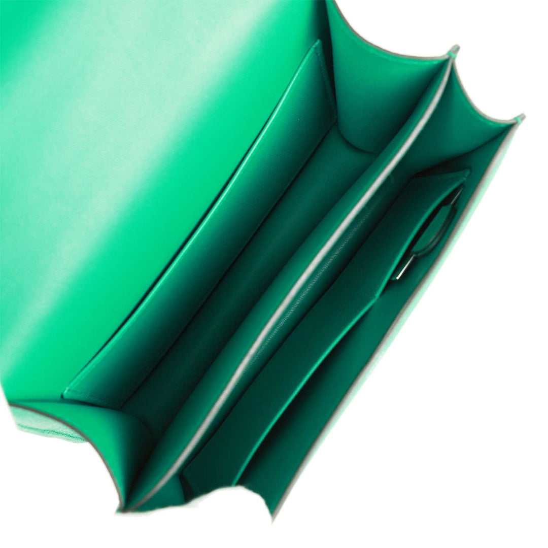 Top quality Hermes Constance 1-18 Vert Jade Epsom Palladium Hardware