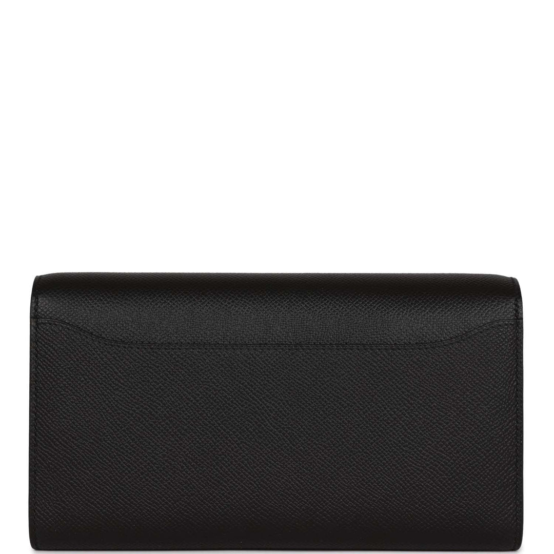 Top quality Hermes Constance Wallet To Go Black Epsom Palladium Hardware