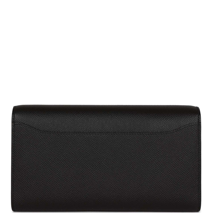 Top quality Hermes Constance Wallet To Go Black Epsom Palladium Hardware