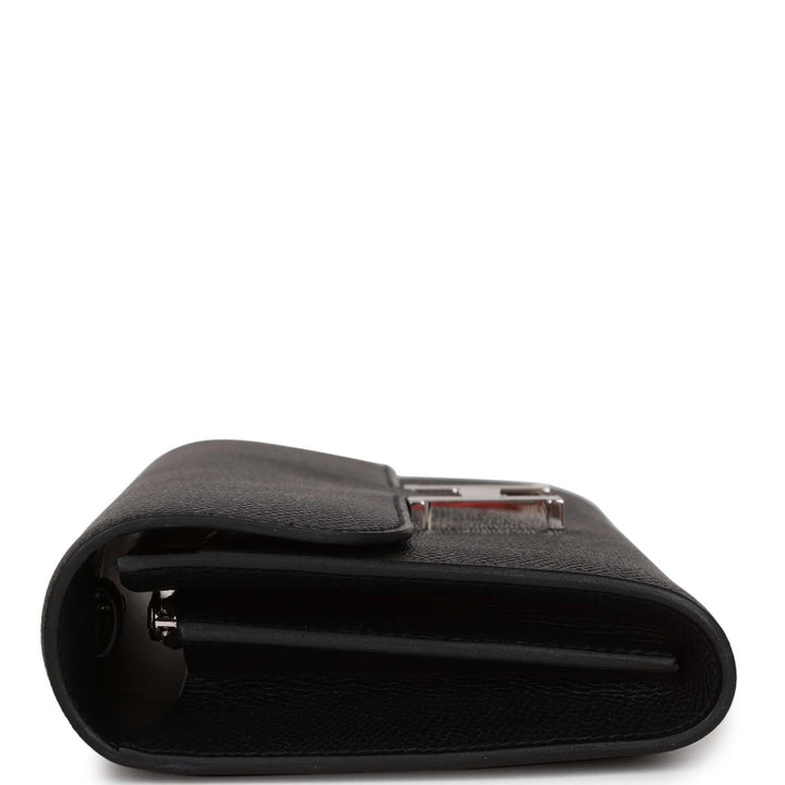 Top quality Hermes Constance Wallet To Go Black Epsom Palladium Hardware