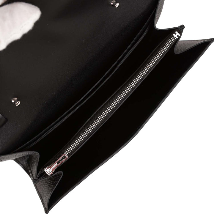 Top quality Hermes Constance Wallet To Go Black Epsom Palladium Hardware