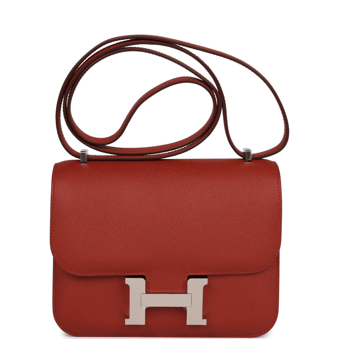 Top quality Hermes Constance 1-18 Rouge Venetian Epsom Palladium Hardware