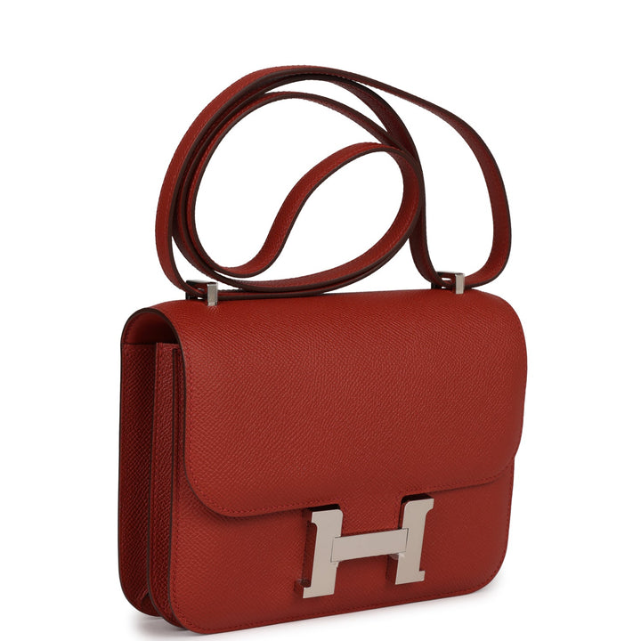 Top quality Hermes Constance 1-18 Rouge Venetian Epsom Palladium Hardware