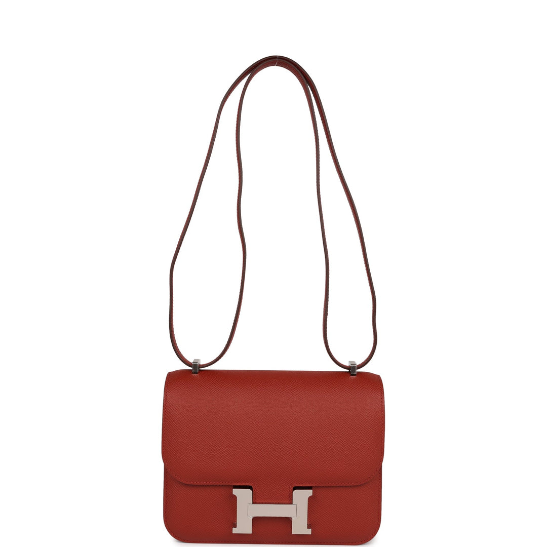 Top quality Hermes Constance 1-18 Rouge Venetian Epsom Palladium Hardware