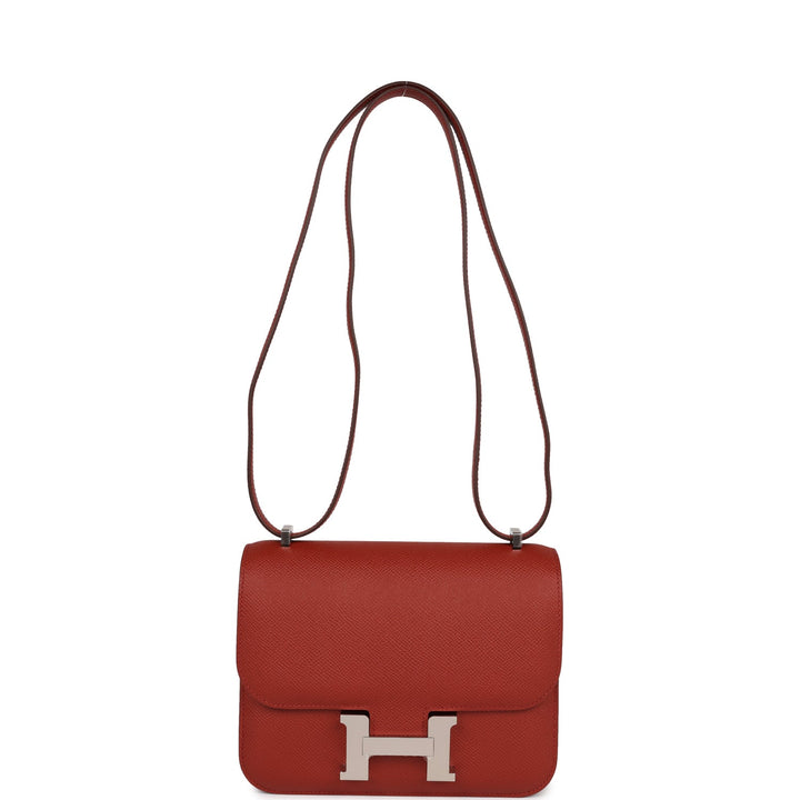 Top quality Hermes Constance 1-18 Rouge Venetian Epsom Palladium Hardware