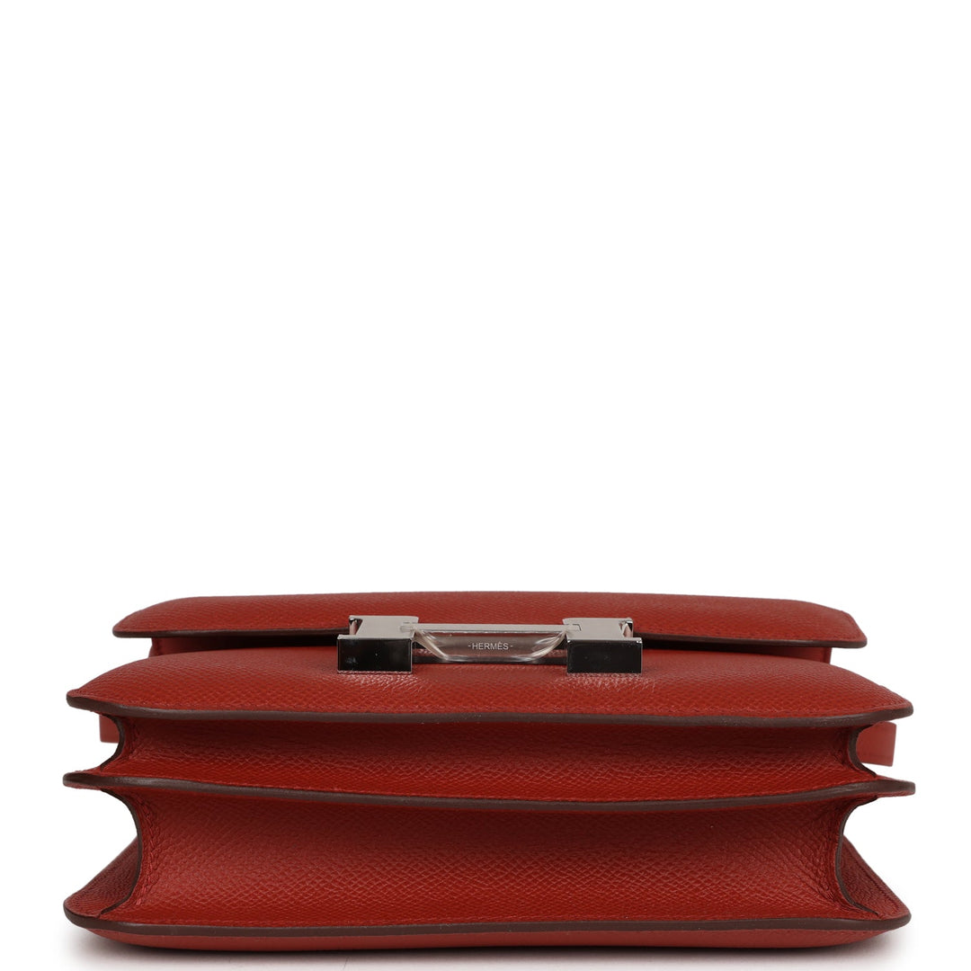 Top quality Hermes Constance 1-18 Rouge Venetian Epsom Palladium Hardware