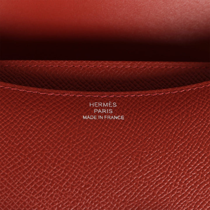 Top quality Hermes Constance 1-18 Rouge Venetian Epsom Palladium Hardware