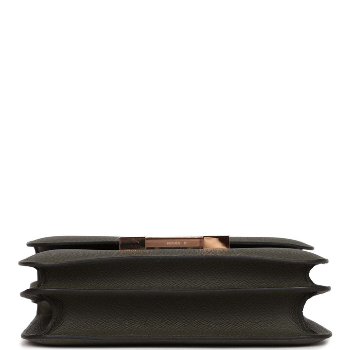 Hermes Constance 1-18 Vert de Gris Epsom Rose Gold Hardware