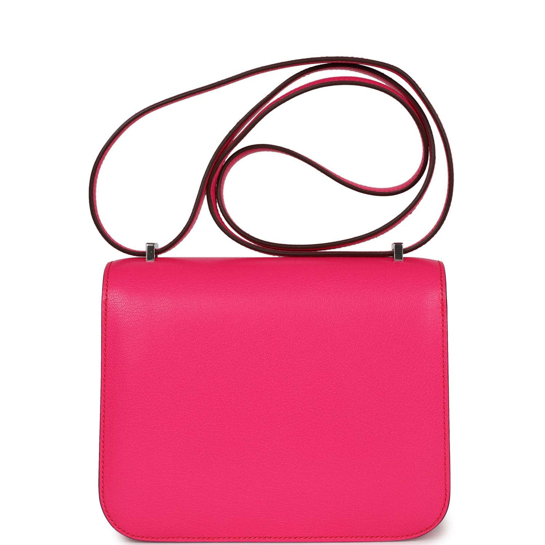 Top quality Hermes Constance 1-18 Rose Pop Chevre Chamkila Palladium Hardware