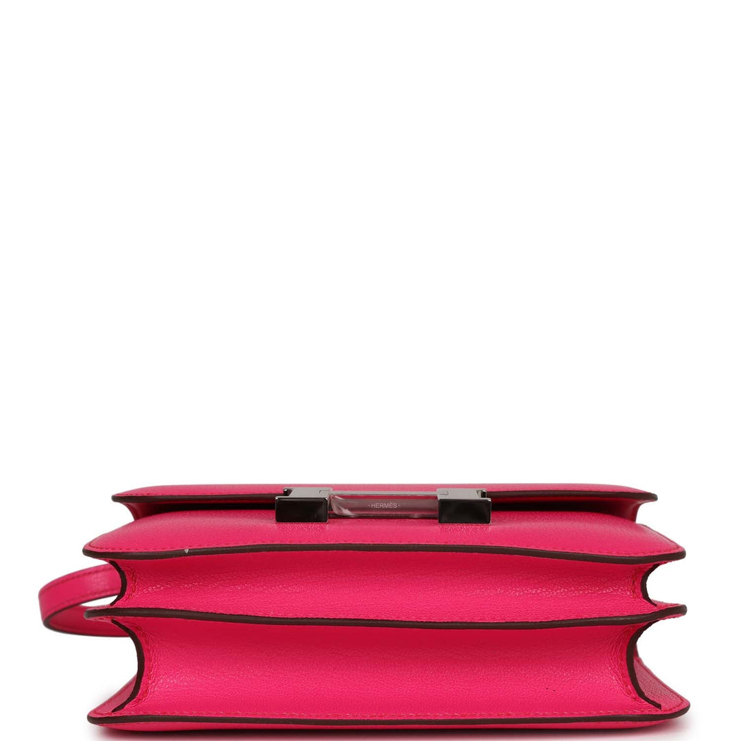 Top quality Hermes Constance 1-18 Rose Pop Chevre Chamkila Palladium Hardware