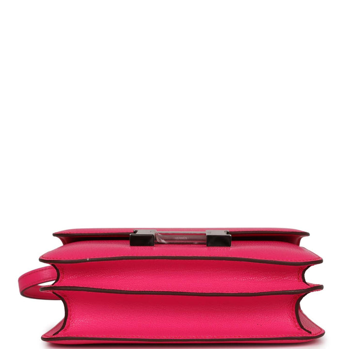 Top quality Hermes Constance 1-18 Rose Pop Chevre Chamkila Palladium Hardware