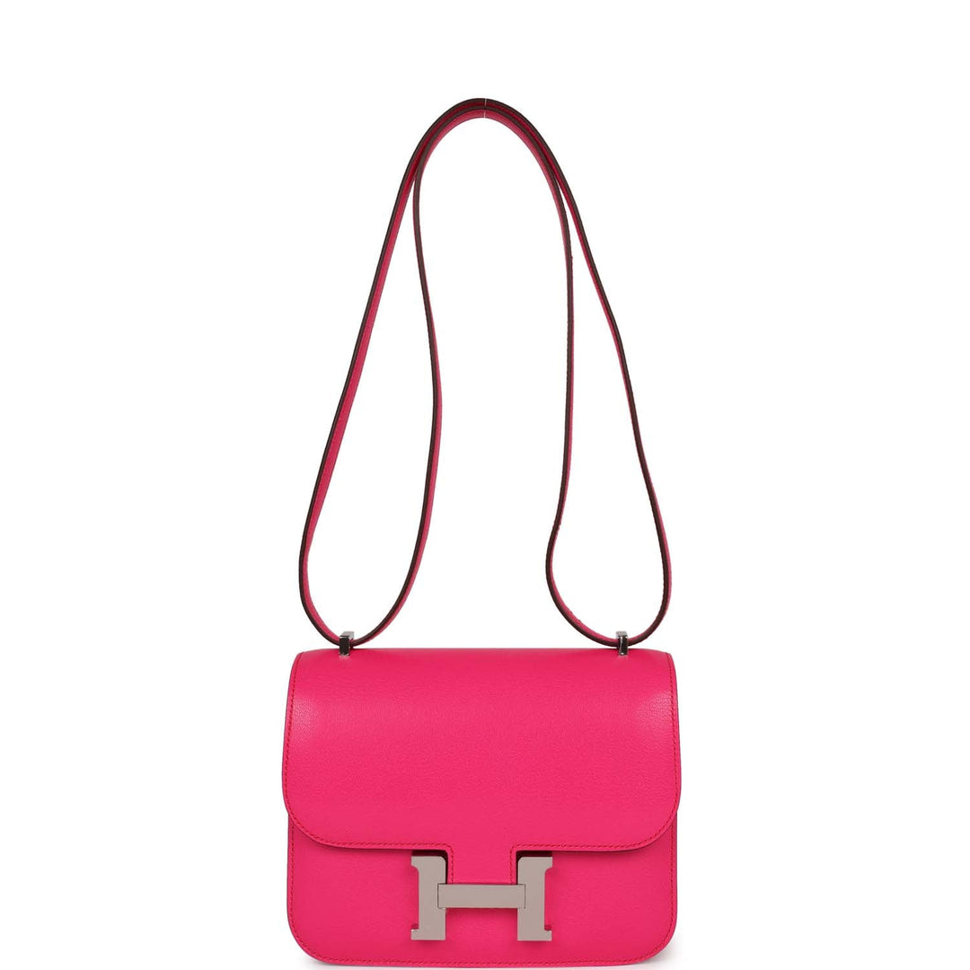 Top quality Hermes Constance 1-18 Rose Pop Chevre Chamkila Palladium Hardware