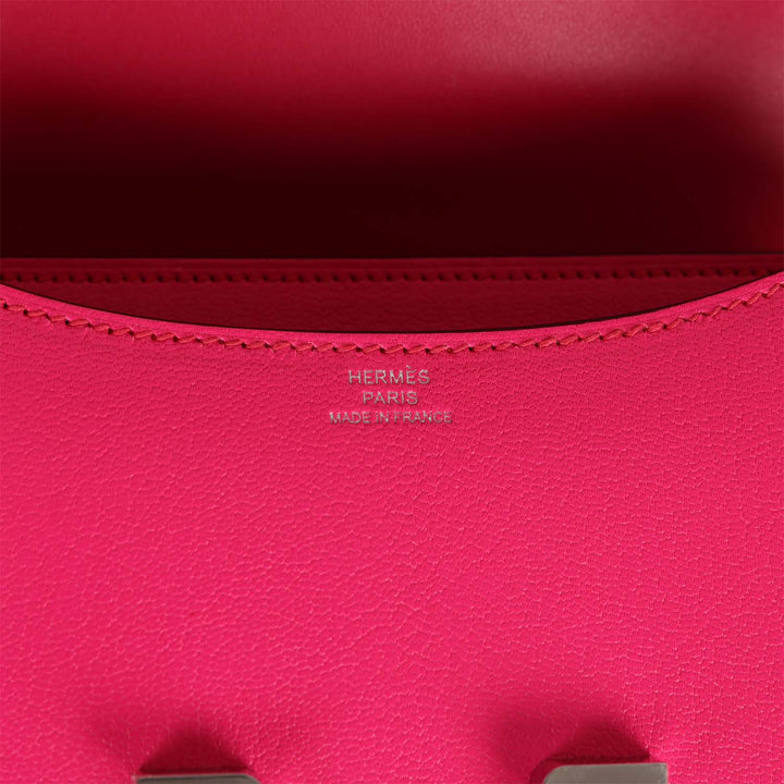 Top quality Hermes Constance 1-18 Rose Pop Chevre Chamkila Palladium Hardware