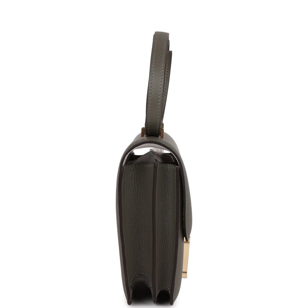 Top quality Hermes Constance 1-18 Gris Meyer Verso Evercolor Permabrass Hardware