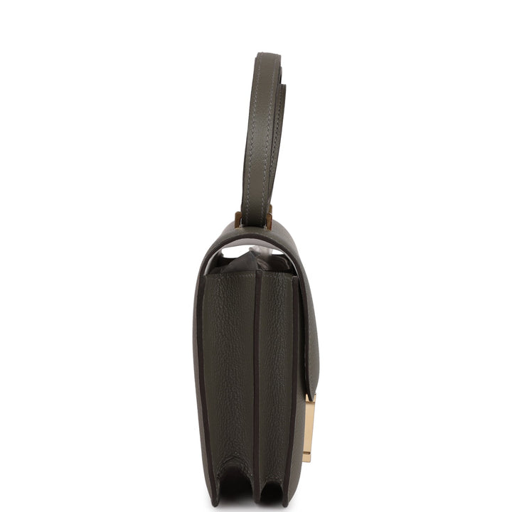 Top quality Hermes Constance 1-18 Gris Meyer Verso Evercolor Permabrass Hardware