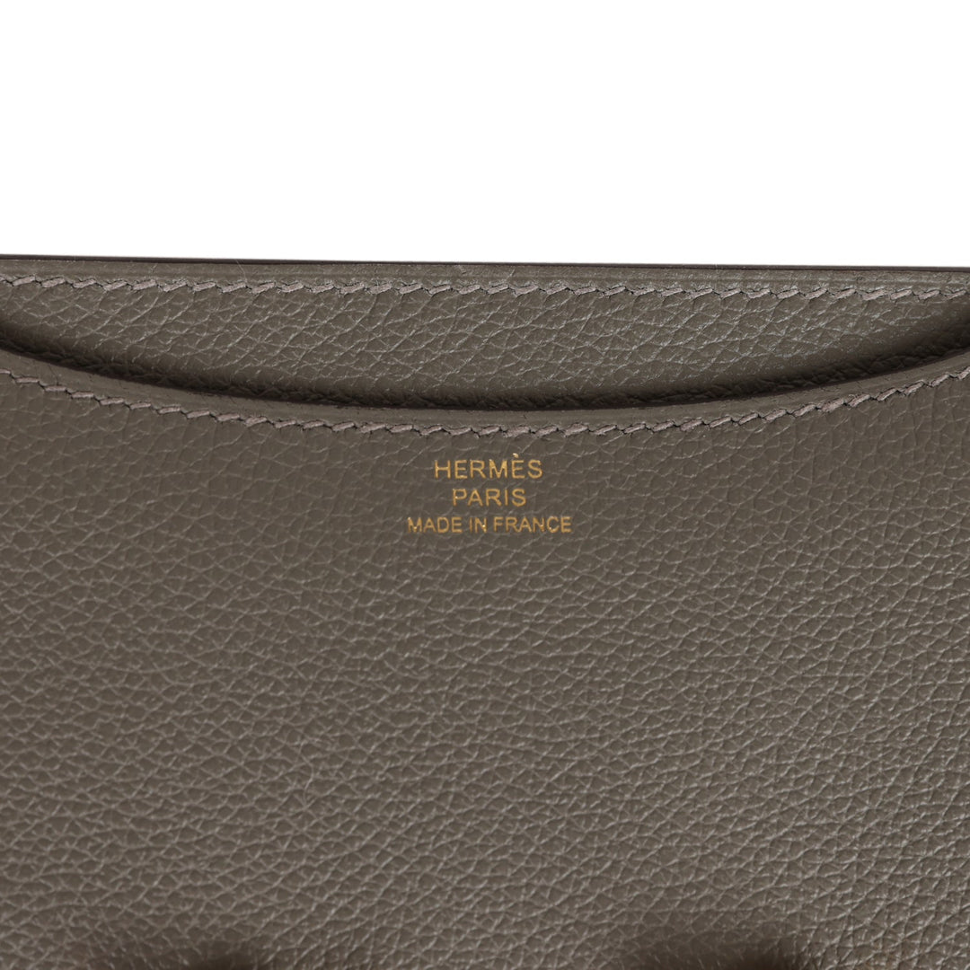 Top quality Hermes Constance 1-18 Gris Meyer Verso Evercolor Permabrass Hardware
