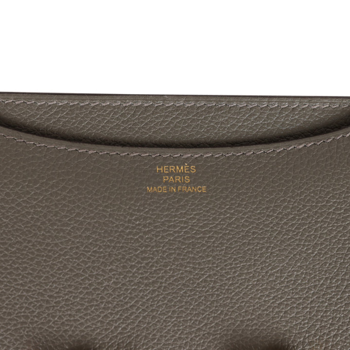 Top quality Hermes Constance 1-18 Gris Meyer Verso Evercolor Permabrass Hardware