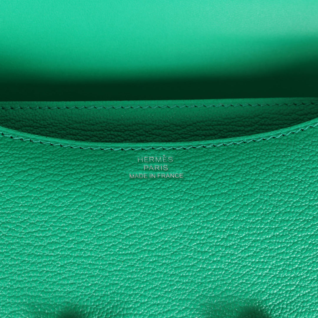 Top quality Hermes Constance 18 Menthe Chevre Mysore Palladium Hardware