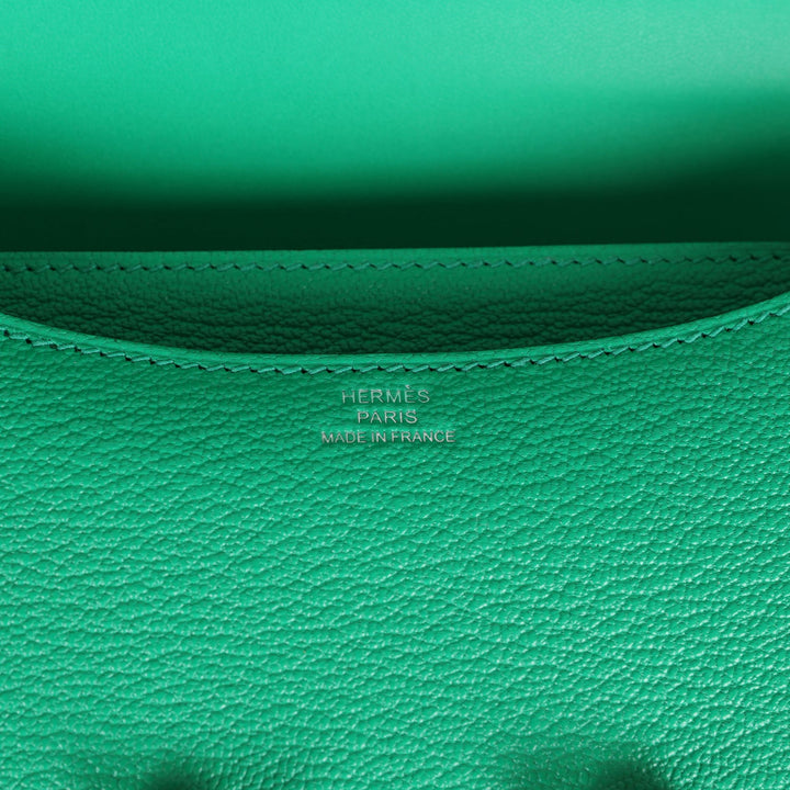 Top quality Hermes Constance 18 Menthe Chevre Mysore Palladium Hardware