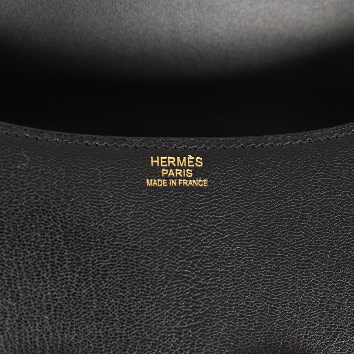 Top quality Hermes Constance 1-24 Black Chevre Chamkila Rose Gold Hardware