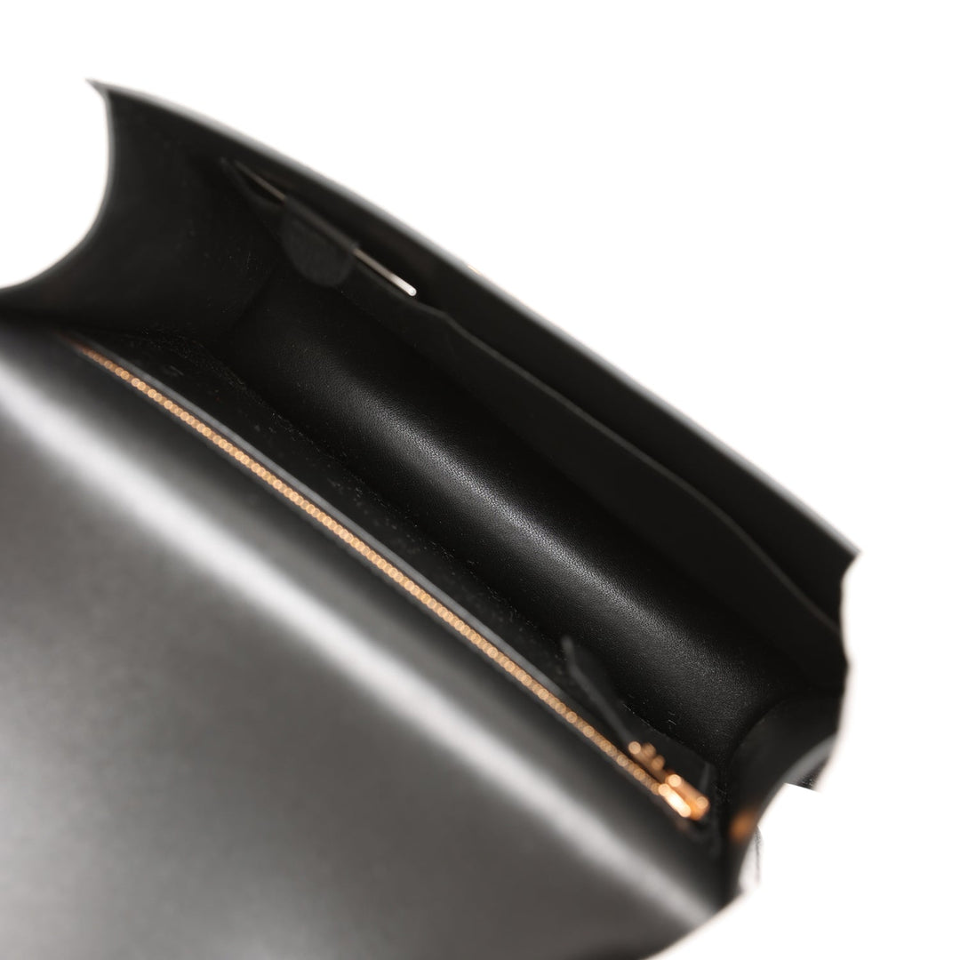 Top quality Hermes Constance 1-24 Black Chevre Chamkila Rose Gold Hardware