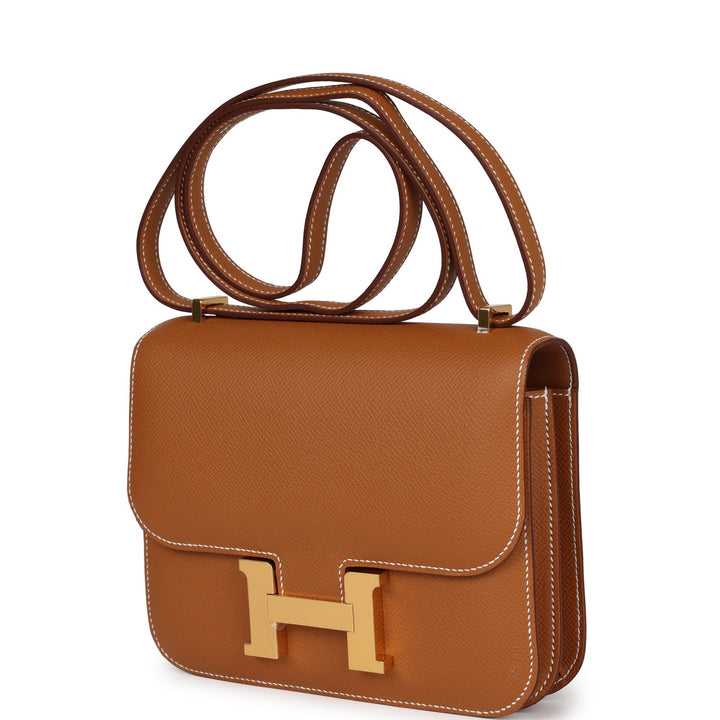 Top quality Hermes Constance 1-18 Gold Epsom Gold Hardware
