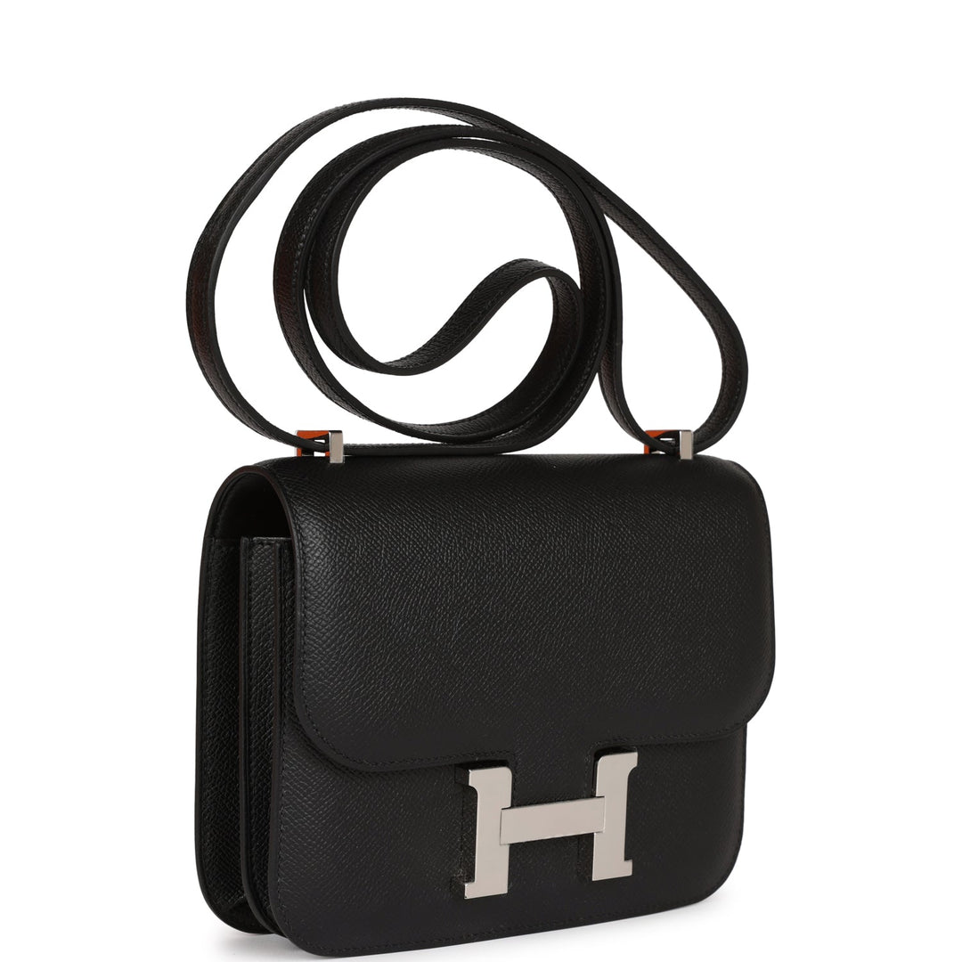 Top quality Hermes Constance 1-18 Black Epsom Palladium Hardware