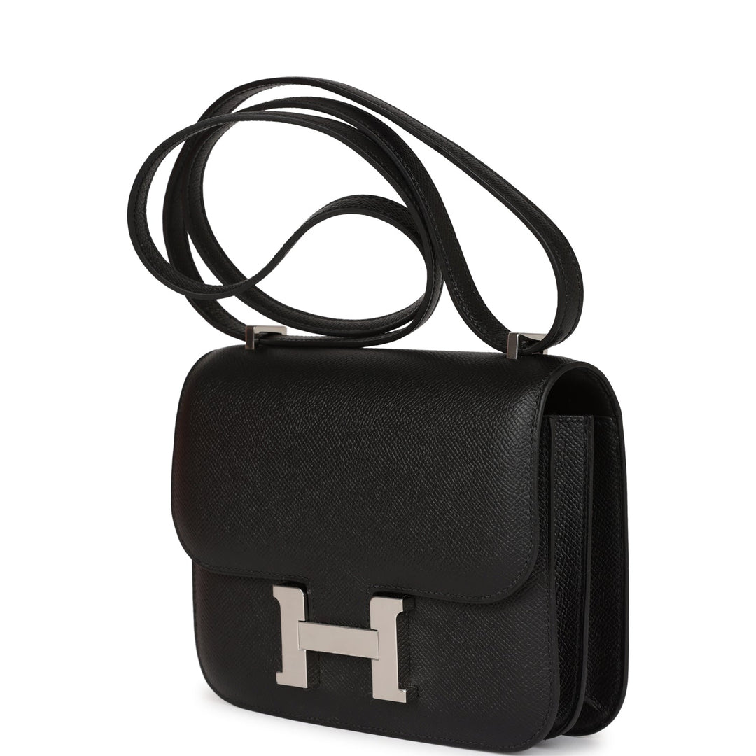Top quality Hermes Constance 1-18 Black Epsom Palladium Hardware