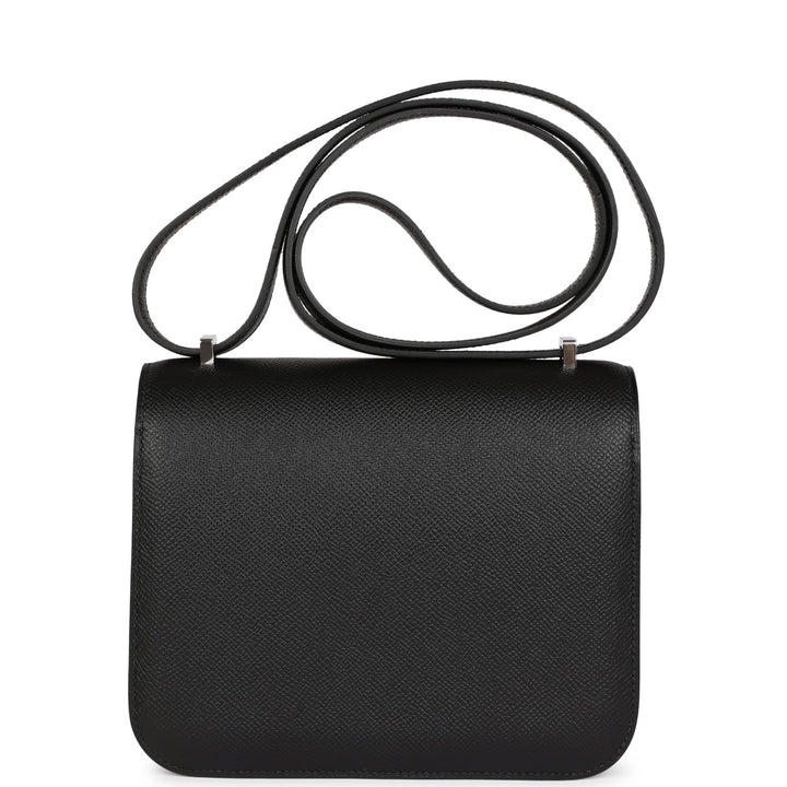 Top quality Hermes Constance 1-18 Black Epsom Palladium Hardware
