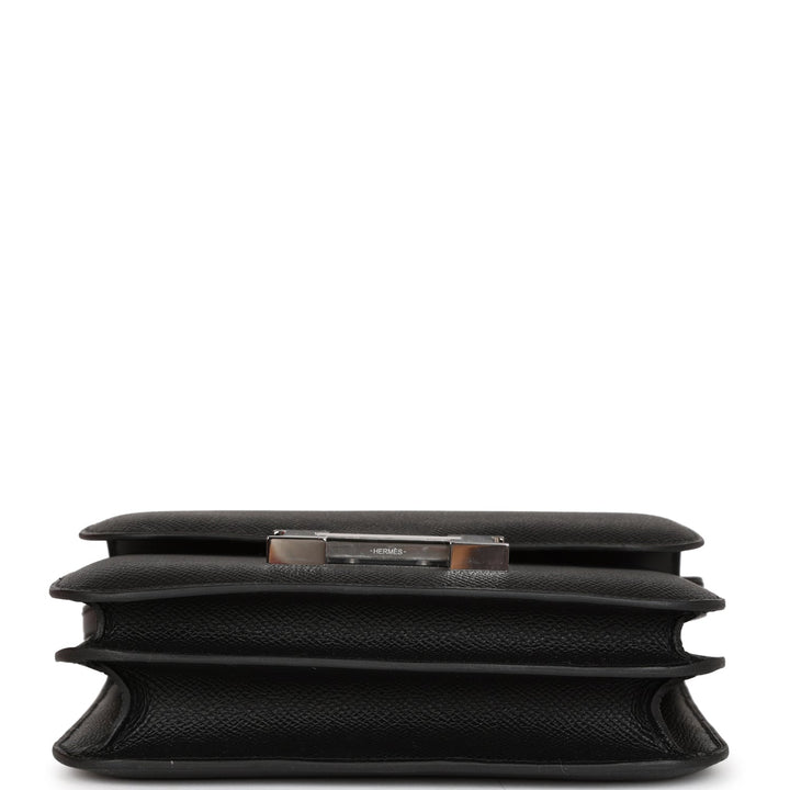 Top quality Hermes Constance 1-18 Black Epsom Palladium Hardware