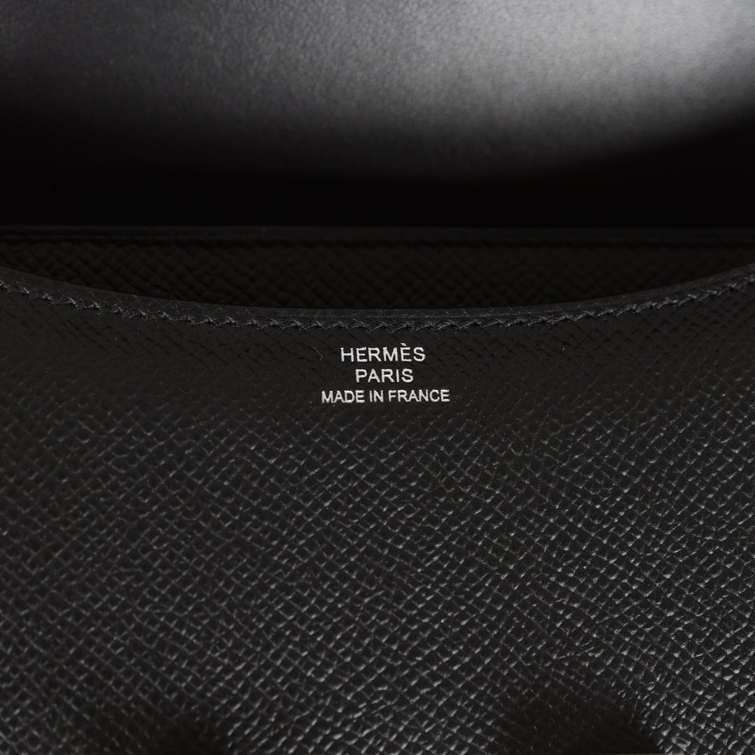 Top quality Hermes Constance 1-18 Black Epsom Palladium Hardware