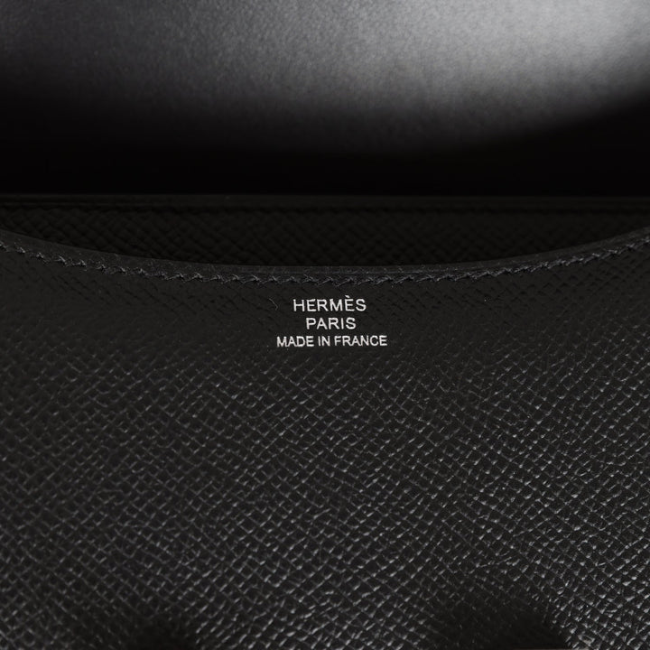 Top quality Hermes Constance 1-18 Black Epsom Palladium Hardware