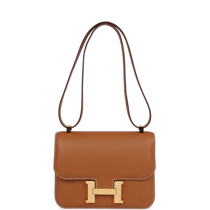 Hermes Constance 1-24 Gold Epsom Gold Hardware