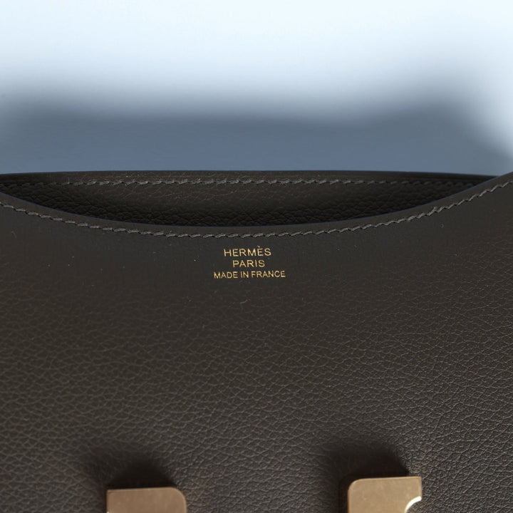 Hermes Constance 18 Vert Maquis Verso Evercolor Permabrass Hardware