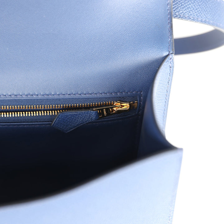 Hermes Constance 1-24 Bleu Navy Epsom Gold Hardware