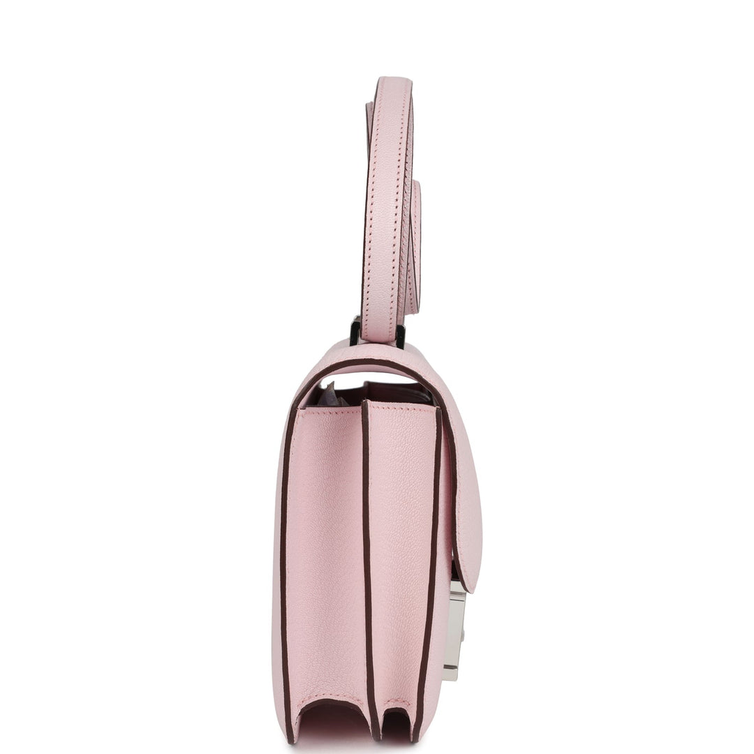 Hermes Constance 18 Rose Darling Chevre Mysore Palladium Hardware