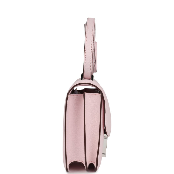 Hermes Constance 18 Rose Darling Chevre Mysore Palladium Hardware