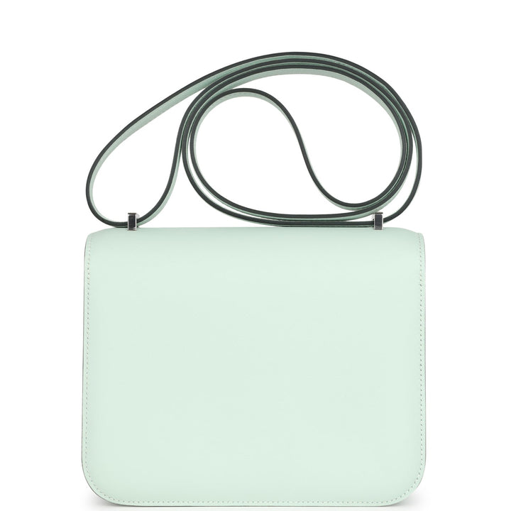 Hermes Constance 18 Vert PepperSwift Palladium Hardware