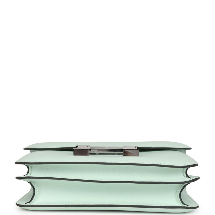 Hermes Constance 18 Vert PepperSwift Palladium Hardware