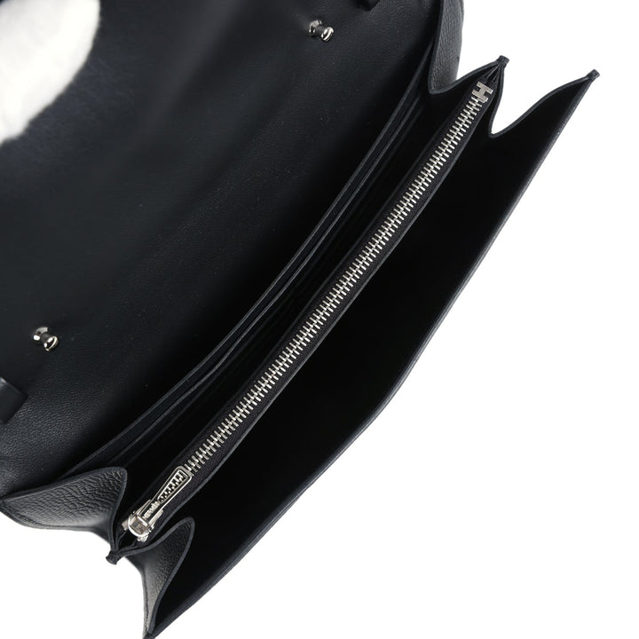 Hermes Constance Wallet To Go Black Epsom Palladium Hardware