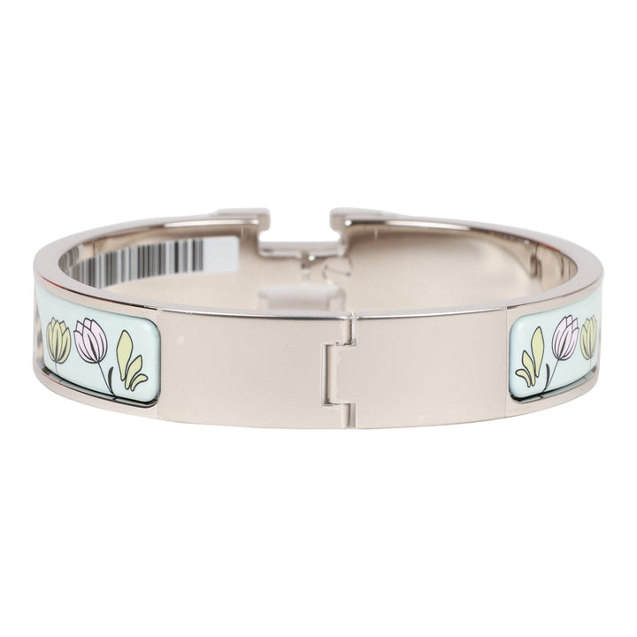 Top quality Hermes Les Leopards Clic Clac H Narrow Enamel Bracelet