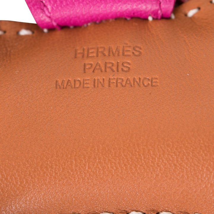 Top quality Hermes Gold/Rubis/Rose Pourpre Grigri Horse Rodeo Bag Charm PM