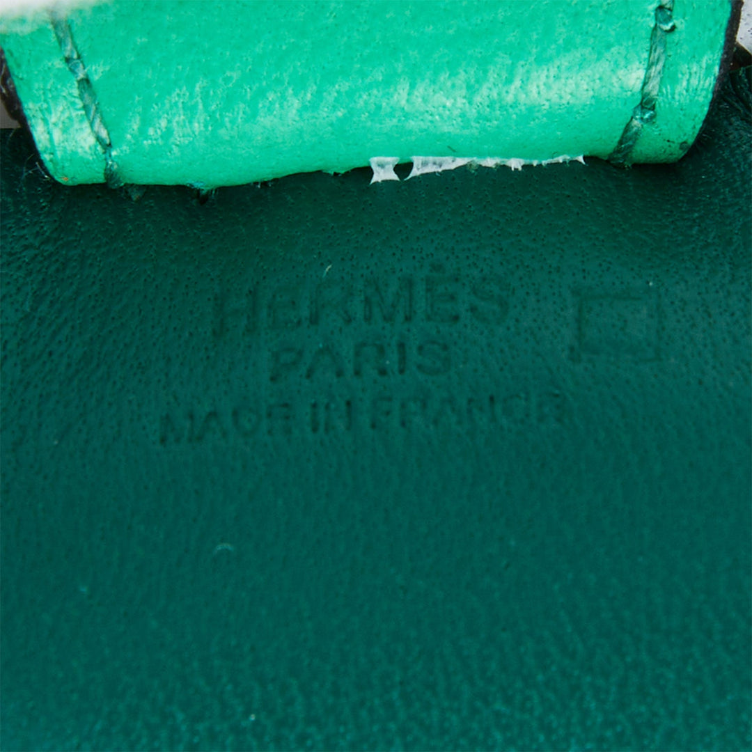 Top quality Hermes Malachite/Menthe/Bleu Brume Grigri Horse Rodeo Touch Bag Charm