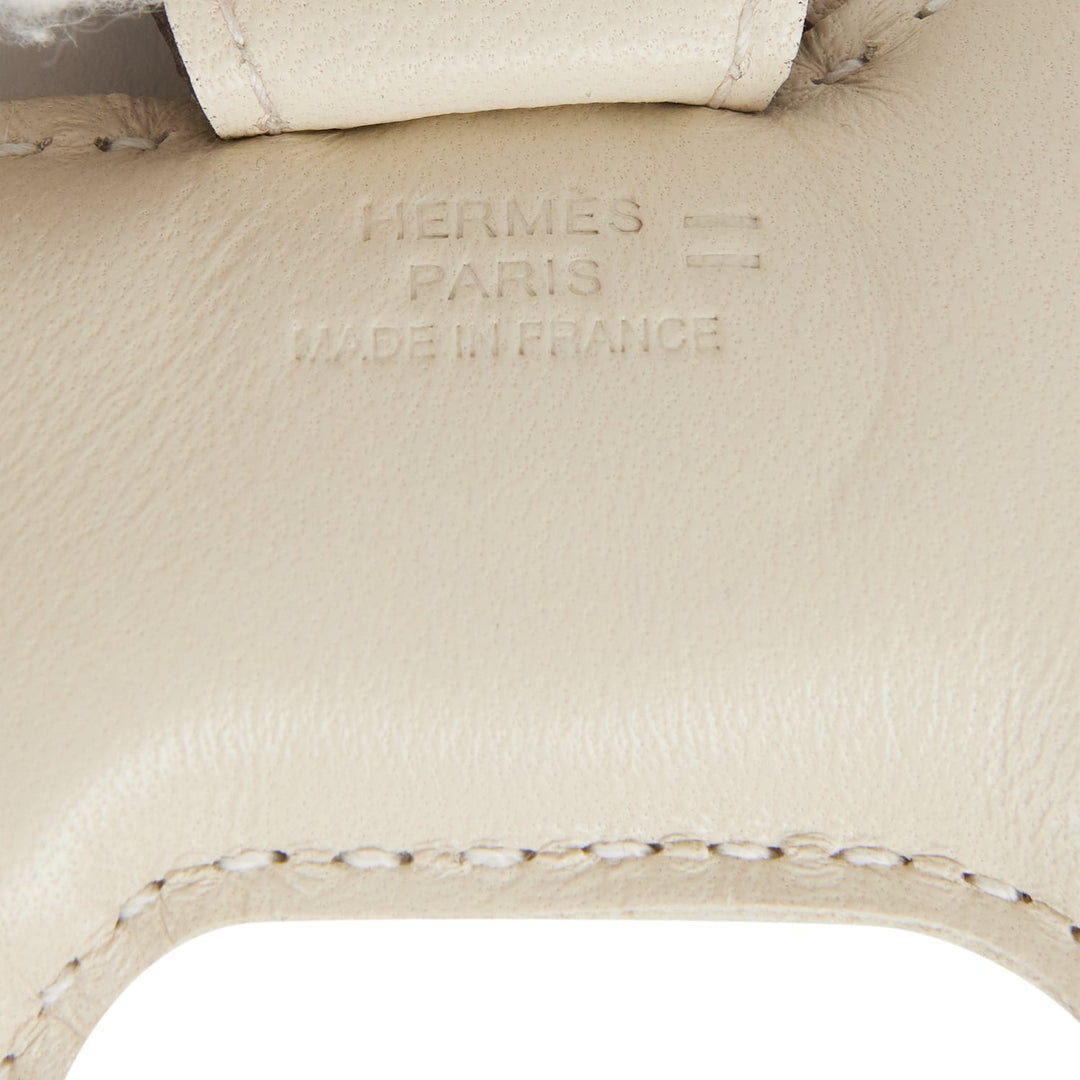 Top quality Hermes Craie and Ombre Lizard Horse Rodeo Touch Bag Charm PM