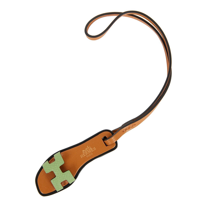 Top quality Hermes Vert Criquet Epsom Oran Nano Bag Charm